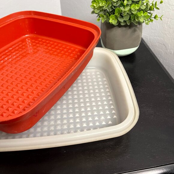 *SOLD* Vintage Tupperware Paprika Marinade Container with Lid 10.5 x 12.5 x 2.5 - Picture 5 of 5